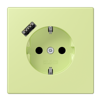 Розетка 2K+З USB Typ A Jung LC1520-18A222