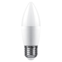Лампа светодиодная Saffit SBC3720 свеча матовая E27 20W 230V 6400K 55271