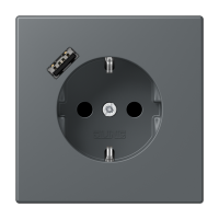 Розетка 2K+З USB Typ A Jung LC1520-18A202