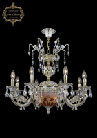 Подвесная люстра Art Classic 31.22.8.KR175SP.250IT.GW.Sp.Amber.White.1E