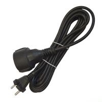 Удлинитель-шнур 1х5м без заземл. 10А IP20 ПВС 2х1 черн. DOMTOK 2340