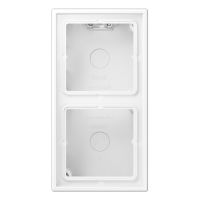 Коробка двухместная Jung LS582AWWM