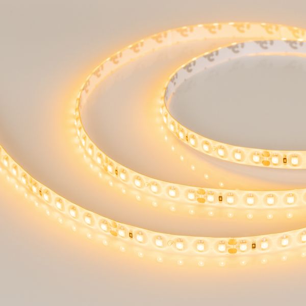 Светодиодная лента герметичная Arlight RTW-SE-A120-8mm 24V Yellow (9.6 W/m, IP65, 2835, 5m) 015132(2)