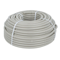Труба гофрированная ПВХ d16мм с протяжкой (уп.10м) Plast PROxima EKF tg-z-16-10m