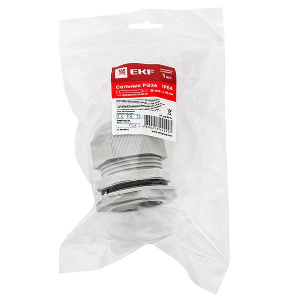 Сальник PG36 d22-32мм (d отверст. 46мм) IP54 (уп.1шт) PROxima EKF plc-pg-36-1-r