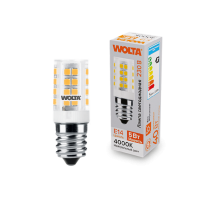 Светодиодная лампа WOLTA 5Вт 4000K E14 кукуруза матовая WSTD-JCD-5W4KE14-C