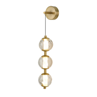 Бра Delight Collection OB2437 brass/clear
