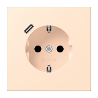 Розетка 2K+З USB Typ C Jung LC1520-18C238