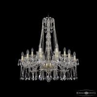 Подвесная люстра Bohemia Ivele Crystal 1413/12+6/300/h-95 G