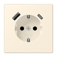 Розетка 2K+З USB Typ AC Jung LC1520-15CA245