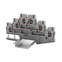 Клемма трехуровневая проходной уровень; син. и заземл.; зажим push-in; 6 точек подключения; 2.5кв.мм DKC VPRTT-2.5-3L-LNPE