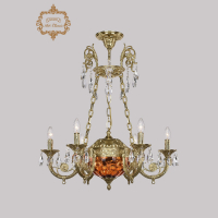 Подвесная люстра Art Classic 31.44.6.KR175SP.250IT.G.Sp.Amber.1E