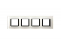 Рамка 4-постовая Schneider Electric Unica Class MGU68.008.7C2