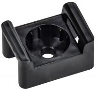 Площадка монтажная 16х23 под пистолет черн. (уп.100шт) IEK UHP20-16-23-100-K02