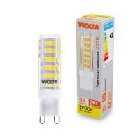 Светодиодная лампа WOLTA 7Вт 3000K G9 кукуруза матовая WSTD-JCD-7W3KG9-C