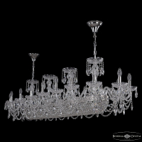 Подвесная люстра Bohemia Ivele Crystal 1453/18/195/1500 Ni