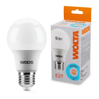 Светодиодная лампа WOLTA 9Вт 6500К E27 груша матовая 25W60BL9E27