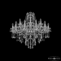 Подвесная люстра Bohemia Ivele Crystal 1415/12+6/300 Ni