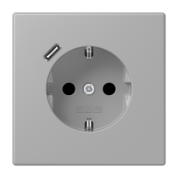 Розетка 2K+З USB Typ C Jung LC1520-18C204