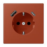 Розетка 2K+З USB Typ AC Jung LC1520-15CA232