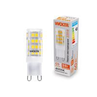 Светодиодная лампа WOLTA 5Вт 4000K G9 кукуруза матовая WSTD-JCD-5W4KG9-C