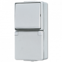 Розетка штепсельная Schuko Jung 676W