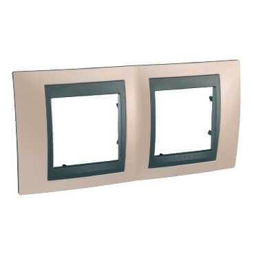 Рамка 2-постовая Schneider Electric Unica Top MGU66.004.295 Рамка 2-постовая Schneider Electric Unica Top MGU66.004.295