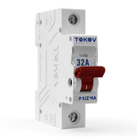 Выключатель нагрузки модульный 1п 32А PRIZMA TOKOV ELECTRIC TKE-PZ60-MDSI-1-32 Выключатель нагрузки модульный 1п 32А PRIZMA TOKOV ELECTRIC TKE-PZ60-MDSI-1-32