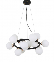 Подвесная люстра Lumina Deco Marsiada LDP 6033-15 BK+MD