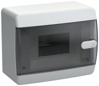 Корпус ЩРН-П-6 UNION Compact IP41 черн. прозр. дверь пластик. IEK UIC-KP12-N-06-41-K01