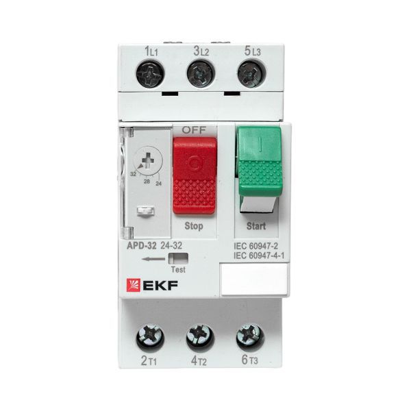 Выключатель автоматический для защиты двигателя АПД-32 24-32А EKF apd-me-32