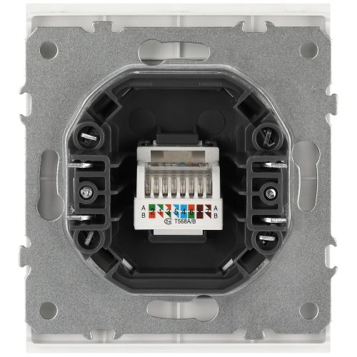 Розетка информационная 1-м СП Arktik RJ45 16А IP20 250В бел. матов. 16-3107-08 Эра Б0070481