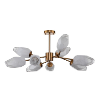 Люстра на штанге Indigo Boccio 13003/9C Brass V000004