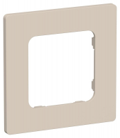 Рамка 1-м СП FLITE РУ-1-К-ФлЛ льняной IEK FI-M12-32-20-K88