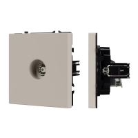 Механизм телевизионной розетки Arlight SCT-NOBE-MTV1-SFPL-CA (Кашемир) 061895