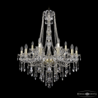 Подвесная люстра Bohemia Ivele Crystal 1415/12+6/300/h-108 G