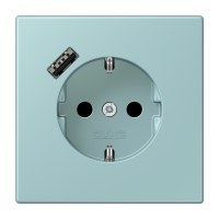 Розетка 2K+З USB Typ A Jung LC1520-18A214