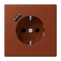 Розетка 2K+З USB Typ A Jung LC1520-18A247