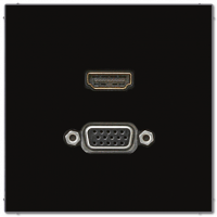 Розетка HDMI/VGA Jung MALS1173SW