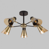 Люстра на штанге IMEX MD.51902-5-S-BK+AB