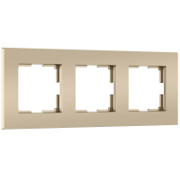 Рамка на 3 поста Werkel Slab (шампань софт) W0032911 4690389218422 a071625