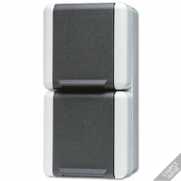 Розетка Schuko двухместная Jung 8220W