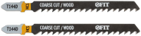 Полотно по дереву HCS разведенные шлифованные зубья 100/74/4.2мм (Т144D) (уп.2шт) FIT 40886