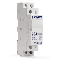 Контактор модульный 18мм 25А 230В АС 1НО 1НЗ PRIZMA TOKOV ELECTRIC TKE-PZ-MC-1-25-230-11