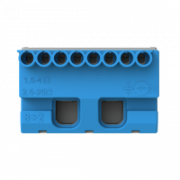 Клеммник самозажимной ZK82B N8x4+2x25 мм ABB 1SPE007715F9703