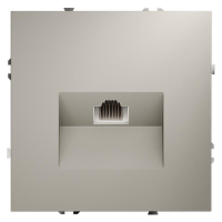 Розетка компьютерная 1-м СП S70 RJ45 кат.6 механизм кашемир Voltum VLS060103