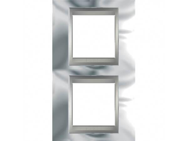 Рамка 2-постовая Schneider Electric Unica Хамелеон MGU66.004.810 Рамка 2-постовая Schneider Electric Unica Хамелеон MGU66.004.810