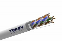 Кабель витая пара SF/UTP 4х2х24AWG(0.52мм) кат.5E PVC indoor Fluke tested 305м (м) PRO TOKOV ELECTRIC TKP-C06-SF/UTP-42-5E-305