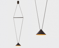 Подвесной светильник Italline IT03-1430 black/orange