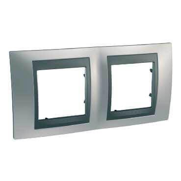 Рамка 2-постовая Schneider Electric Unica Top MGU66.004.210 Рамка 2-постовая Schneider Electric Unica Top MGU66.004.210